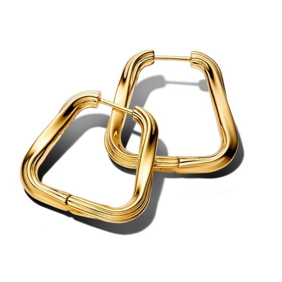 Pandora Kroucené pozlacené náušnice Essence Shine 263876C00