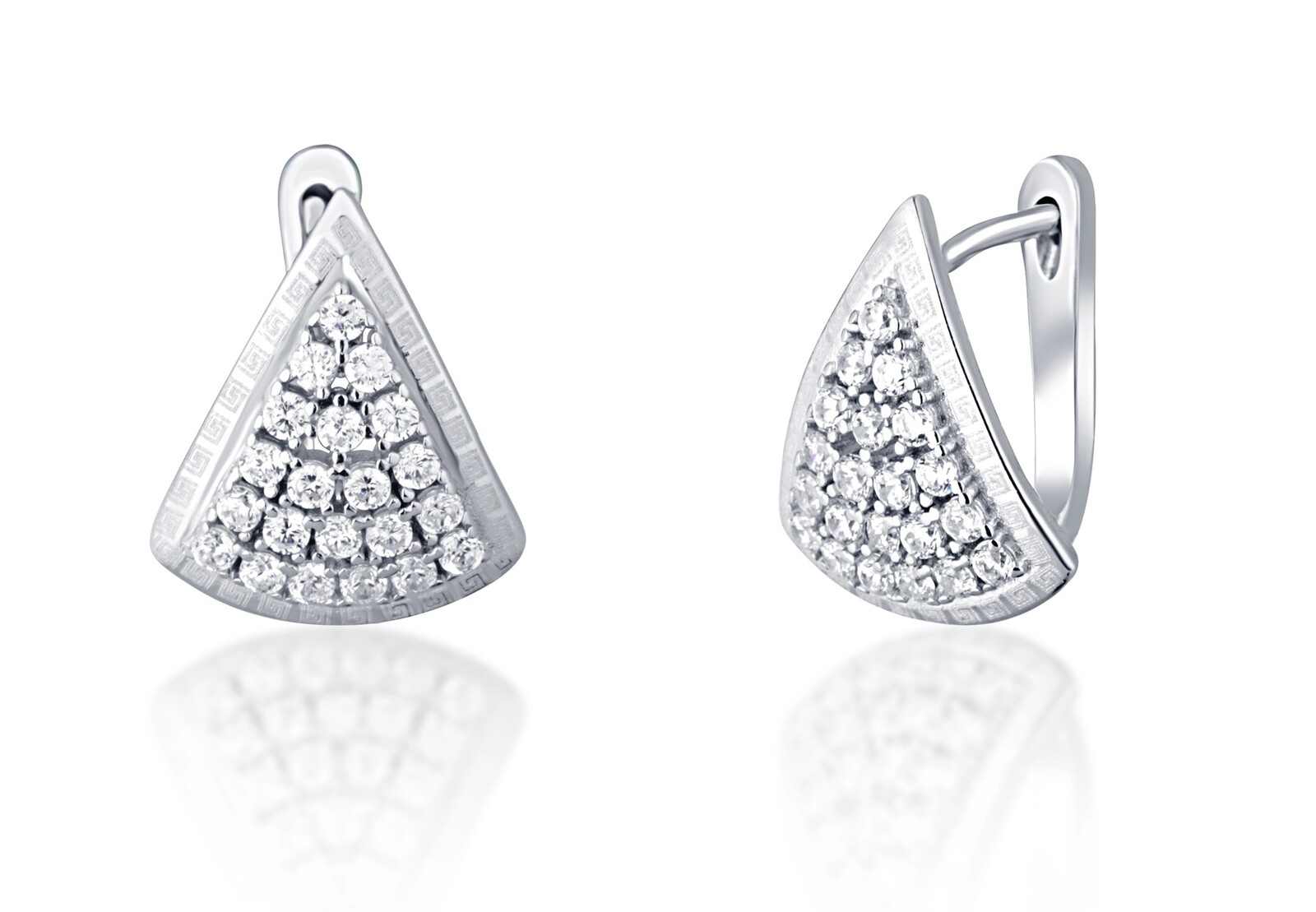 JVD Fashion stříbrné náušnice se zirkony SVLE0361XI3BI00