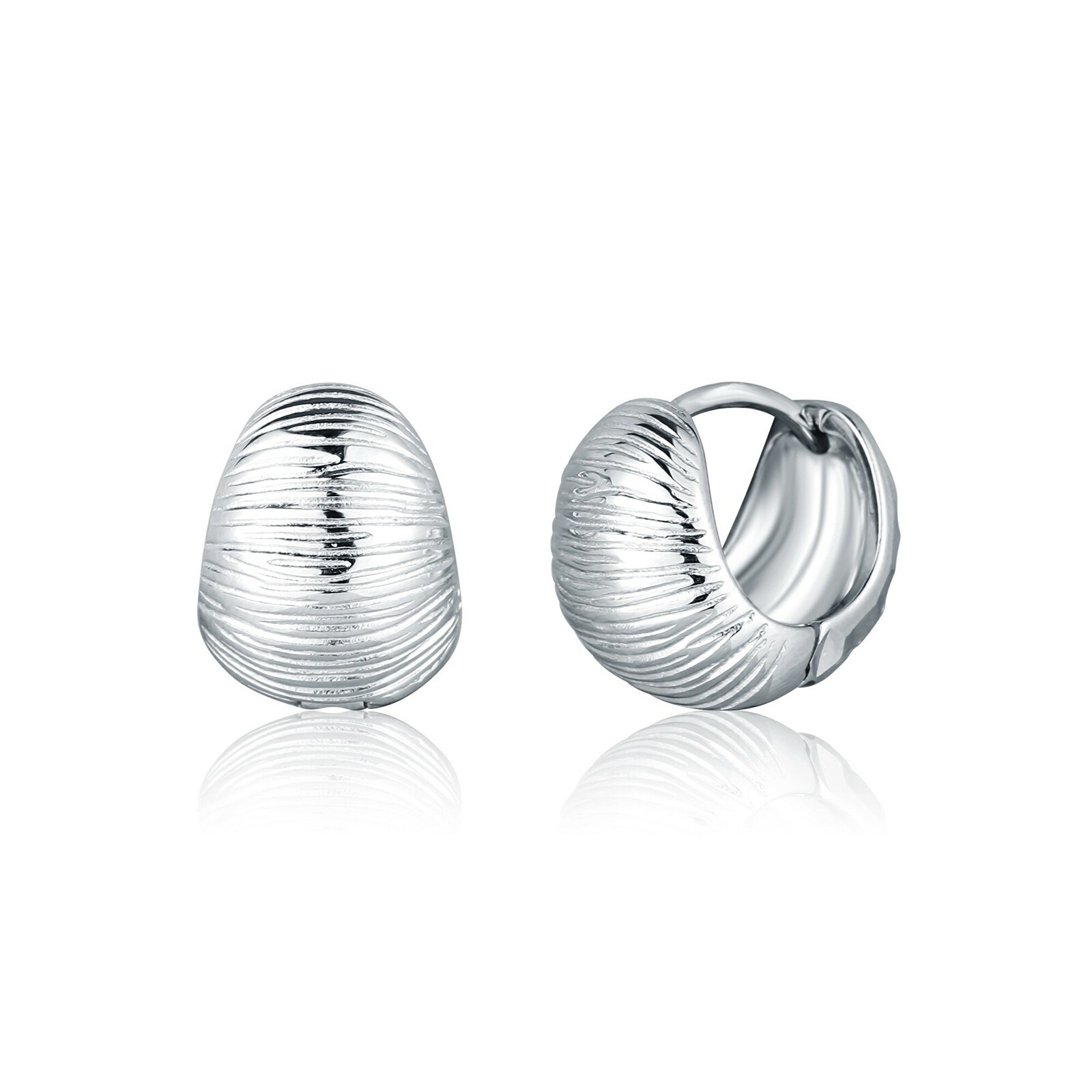 JVD Minimalistické stříbrné kruhové náušnice SVLE2842X610000