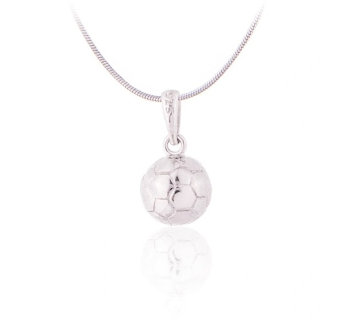 JVD Designový stříbrný přívěsek Fotbalový míč SVLP0376XH20000