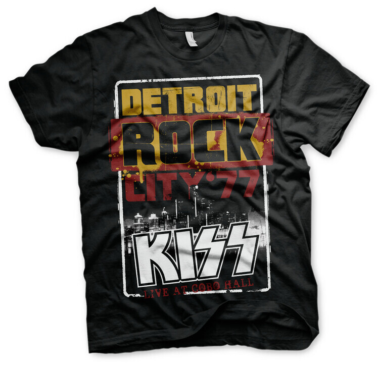 HYBRIS Tričko Kiss - Detroit Rock, S