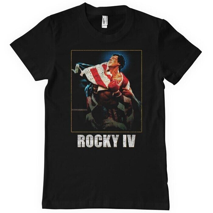 HYBRIS Tričko Rocky IV - Washed Cover, L