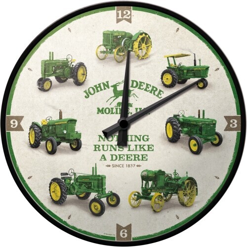 Postershop Hodiny Hodiny John Deere - Model Chart