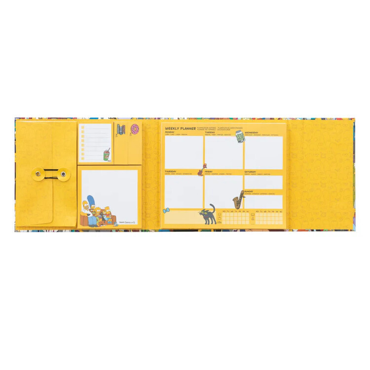 GRUPO ERIK Plánovač The Simpsons, 18 x 15 cm