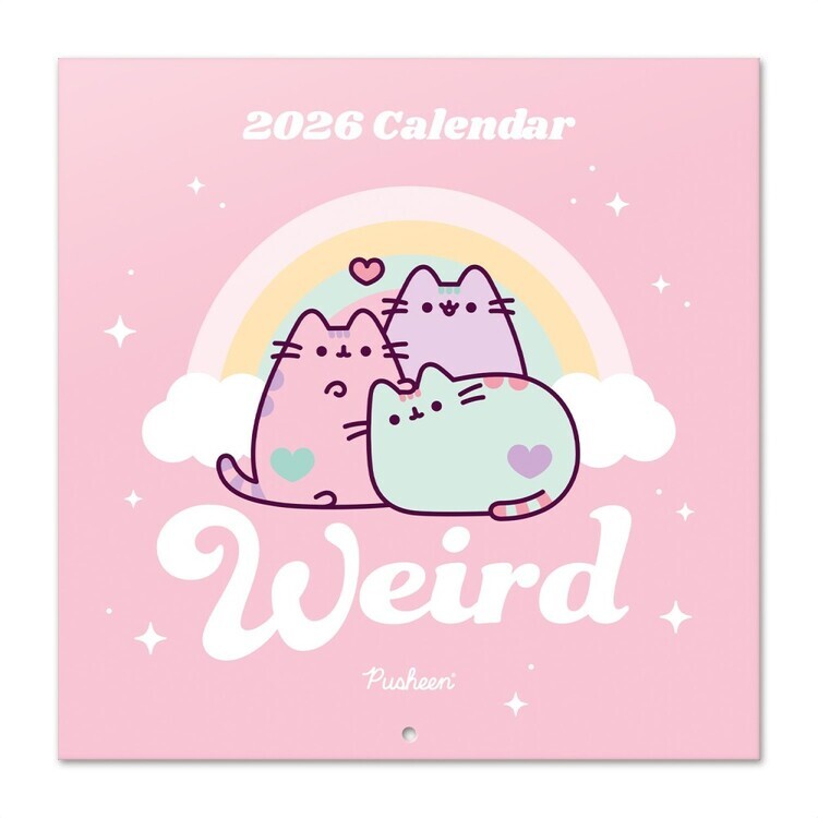 GRUPO ERIK Kalendář 2026 Pusheen, 30 x 30 cm