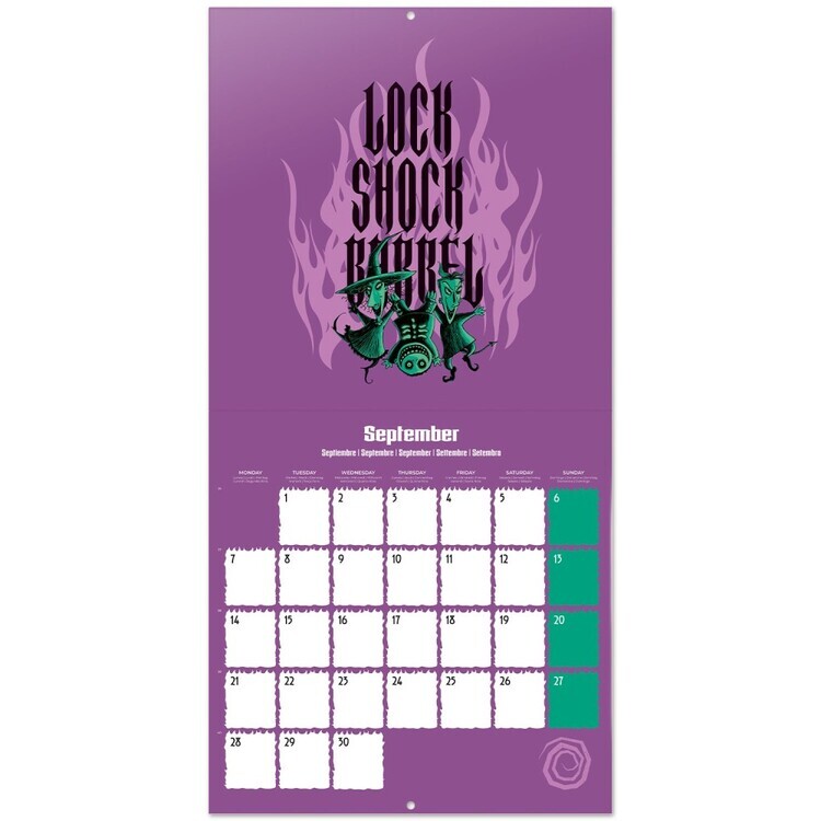 GRUPO ERIK Kalendář 2026 Nightmare Before Christmas, 30 x 30 cm