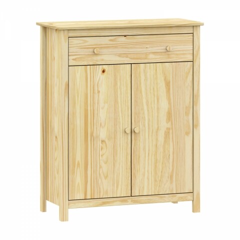 Komoda masiv borovice 2 plné dveře + zásuvka TORINO Idea