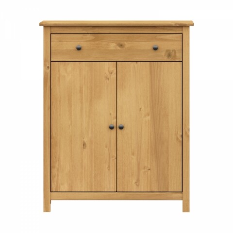Komoda masiv borovice 2 plné dveře + zásuvka TORINO vosk med Akce, super cena, doprava zdarma Idea
