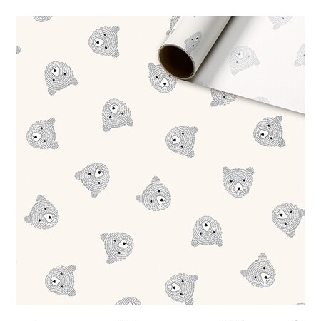 Hedvábný papír v roli bílý s medvídky