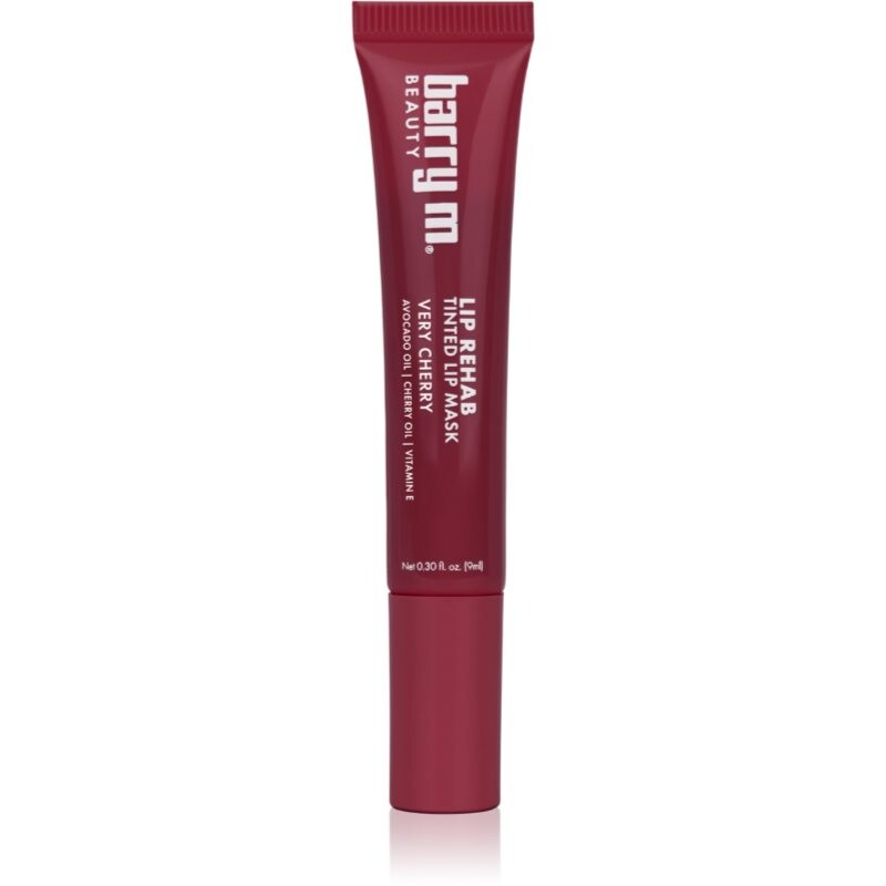 Barry M Lip Rehab vyživující tónovací maska na rty odstín Verry Cherry 10 ml