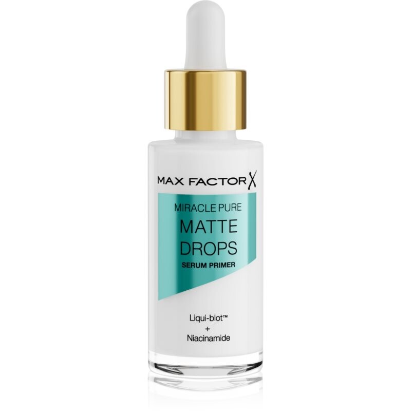 Max Factor Miracle Pure Matte Drops podkladová báze pro vyhlazení a zmatnění pleti 30 ml