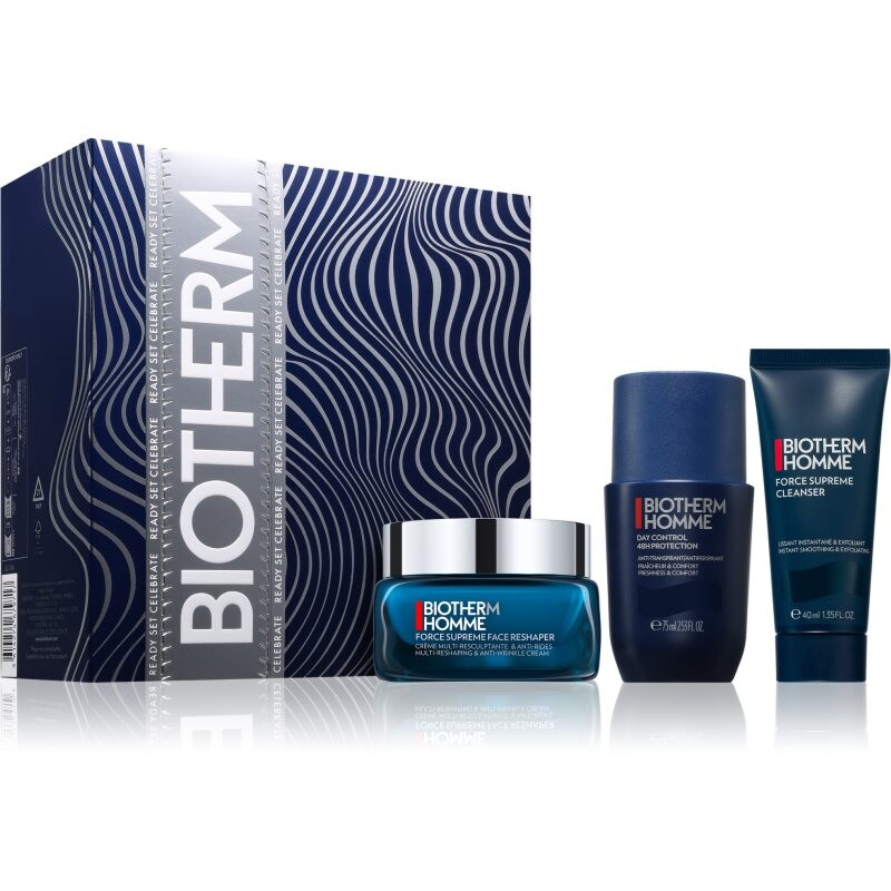 Biotherm Homme Force Supreme Face Reshaper Cream dárková sada pro muže