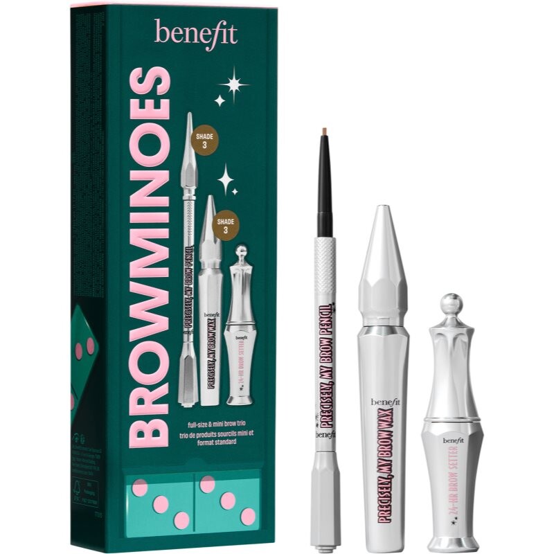Benefit BROWminoes sada na obočí odstín 3 Light Brown 1 ks