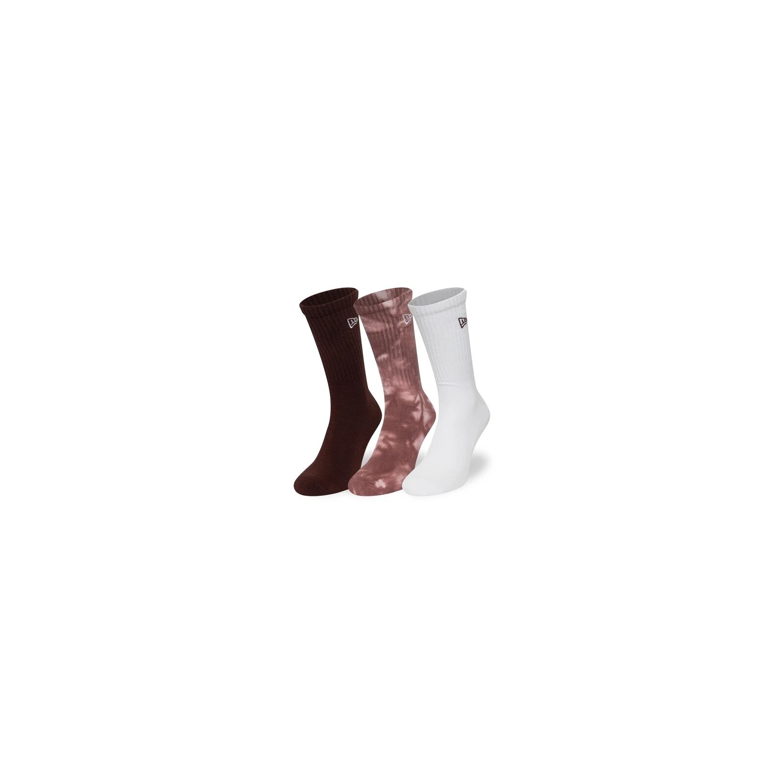 ponožky NEW ERA - Tie Dye Crew Socks 3Pk Whifbg (WHIFBG)
