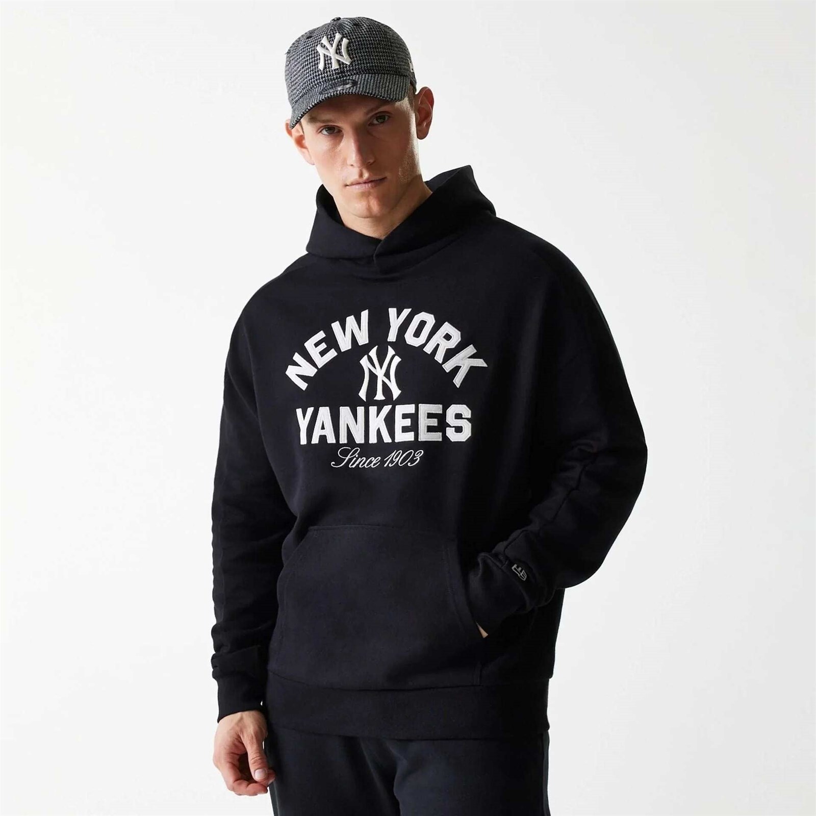 mikina NEW ERA - Mlb Heritage Hoodie Neyyan Blk (BLK) velikost: XXL