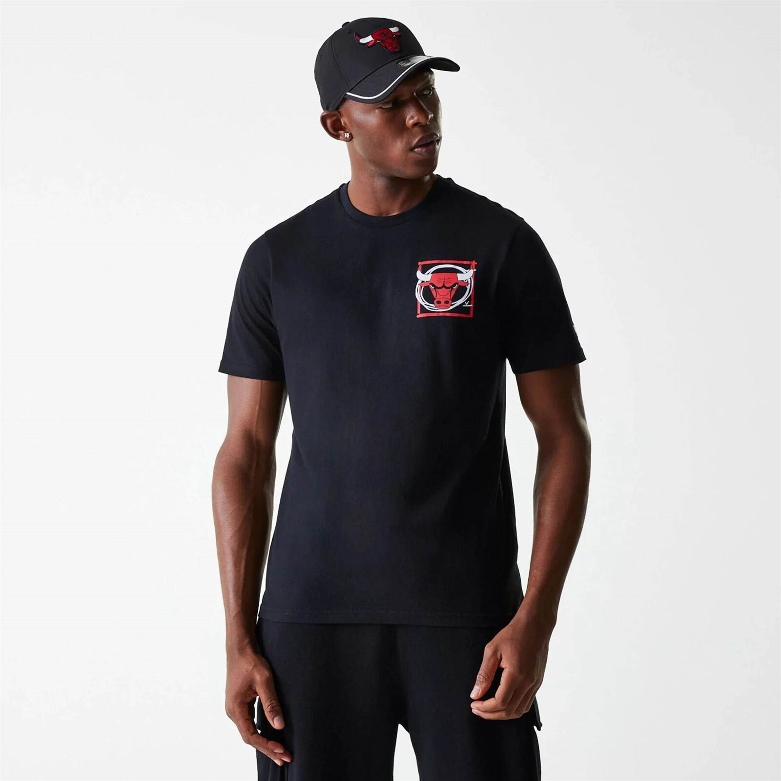 triko NEW ERA - Nba Photographic Print Chibul Blk (BLK) velikost: S