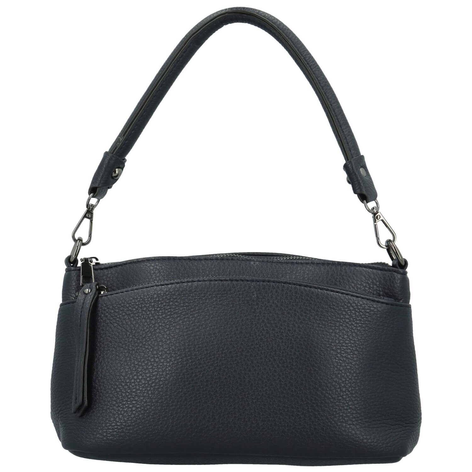 Stylová dámská koženková kabelka na rameno Trixi, tmavě modrá