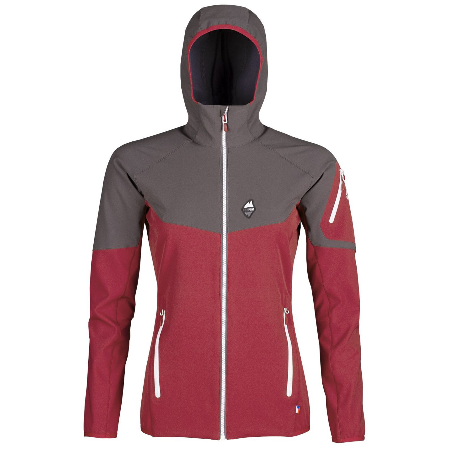 Dámská bunda High Point Atom Lady Hoody Jacket Velikost: S / Barva: šedá