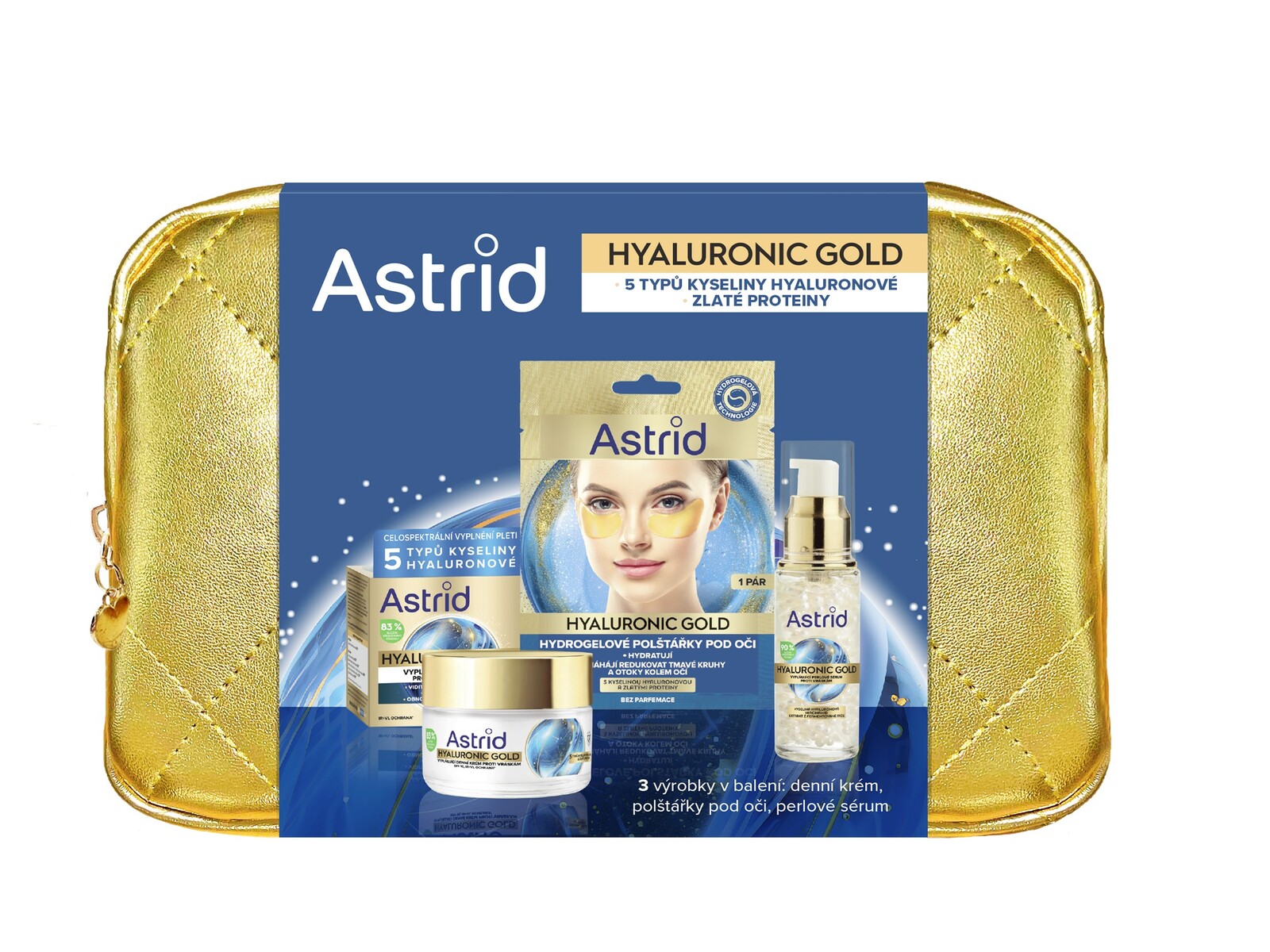 Astrid Dárková sada Hyaluronic Gold