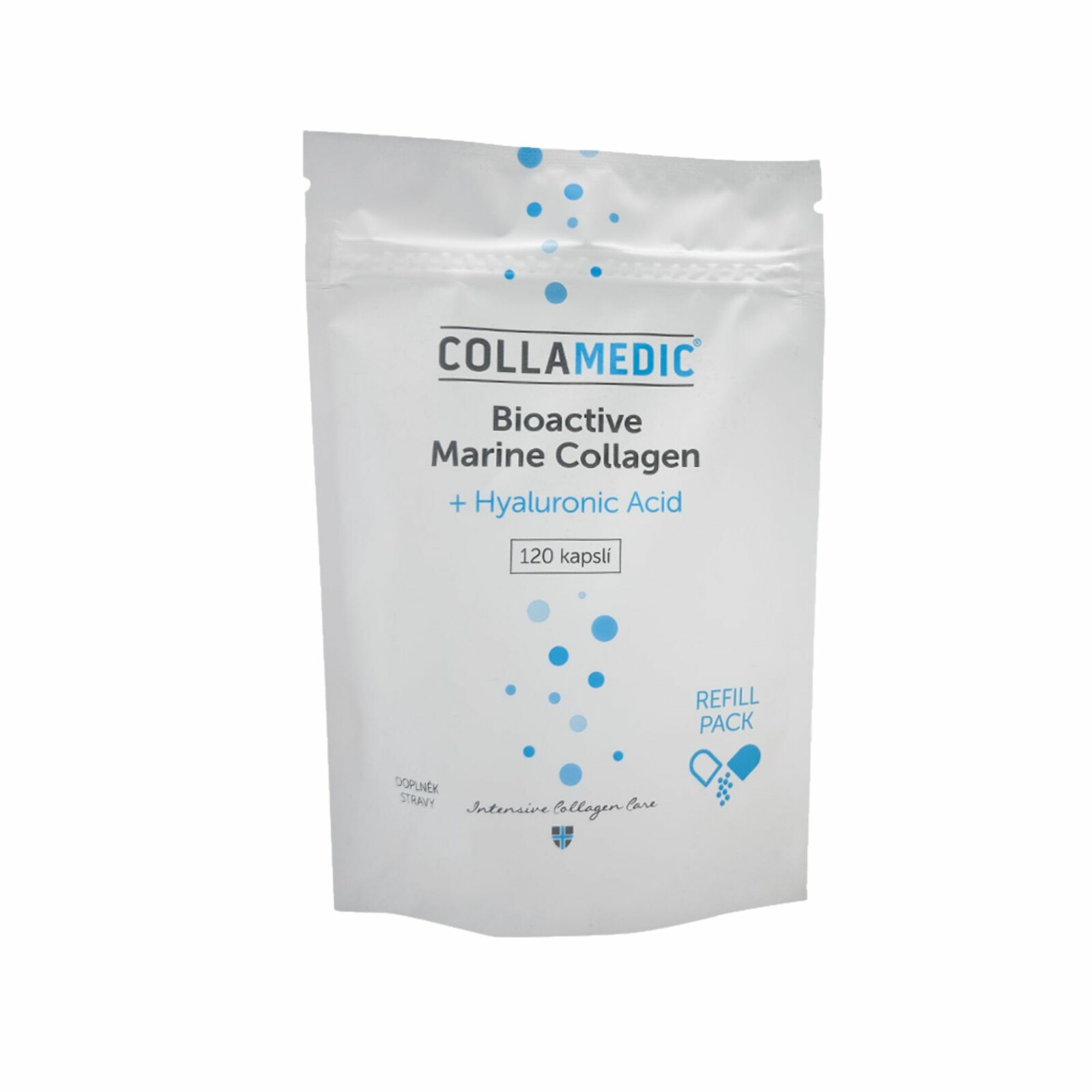 Collamedic Kolagenové kapsle s kyselinou hyaluronovou - náhradní balení 120 kapslí