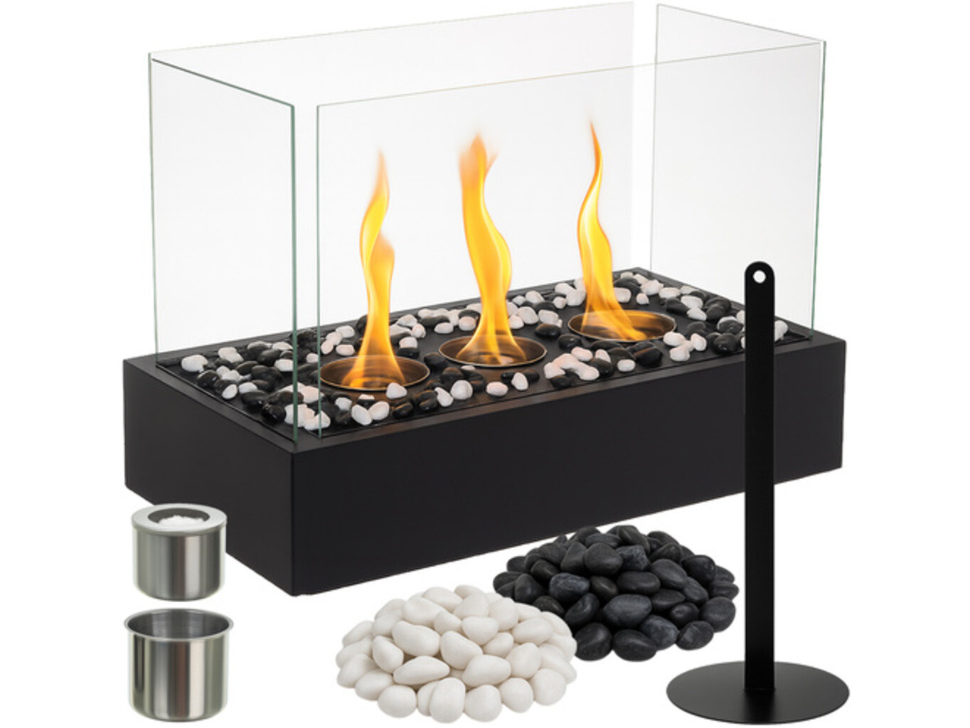 Kaminer Biokrb 45 x 29 x 20,5 cm, černá