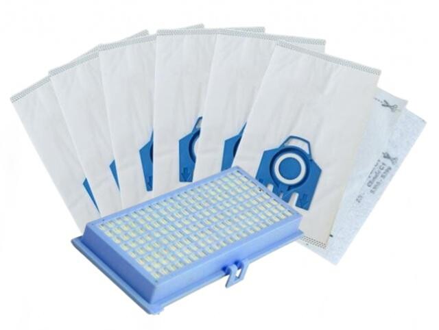 HEPA filtr a sáčky pro MIELE GN 3D a SF-AA30/SF-AH30, sada 6+1ks