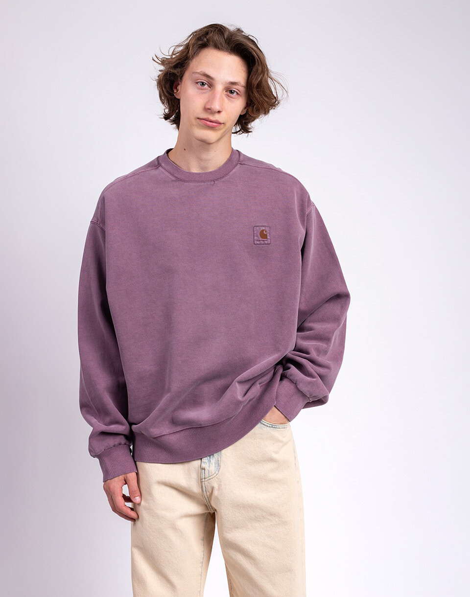 Carhartt WIP Vista Sweat Phlox garment dyed M