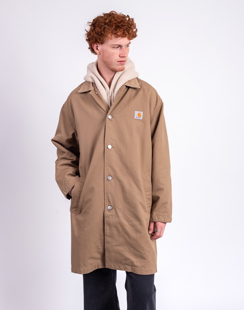 Carhartt WIP Webster Coat Leather/Leather rinsed S