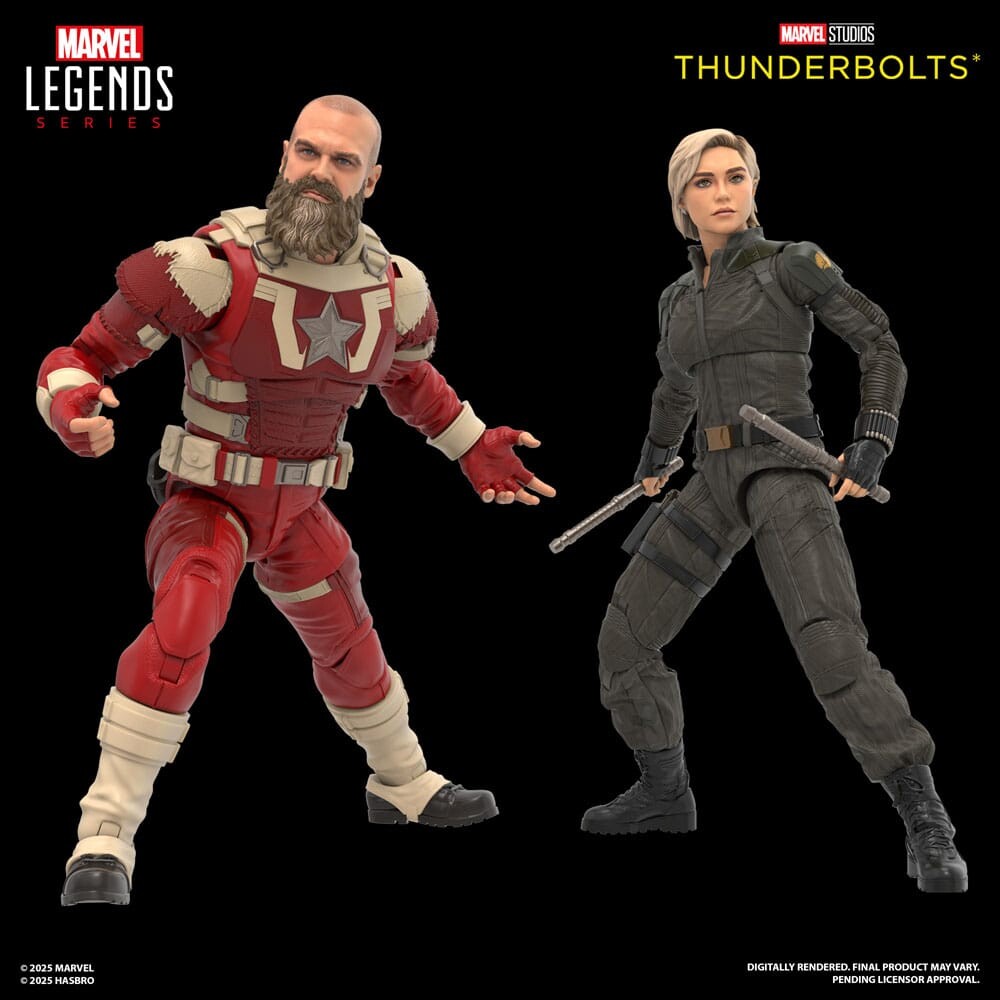 Hasbro | Thunderbolts - sběratelské figurky Yelena Belova & Red Guardian (Marvel Legends Series) 15 cm