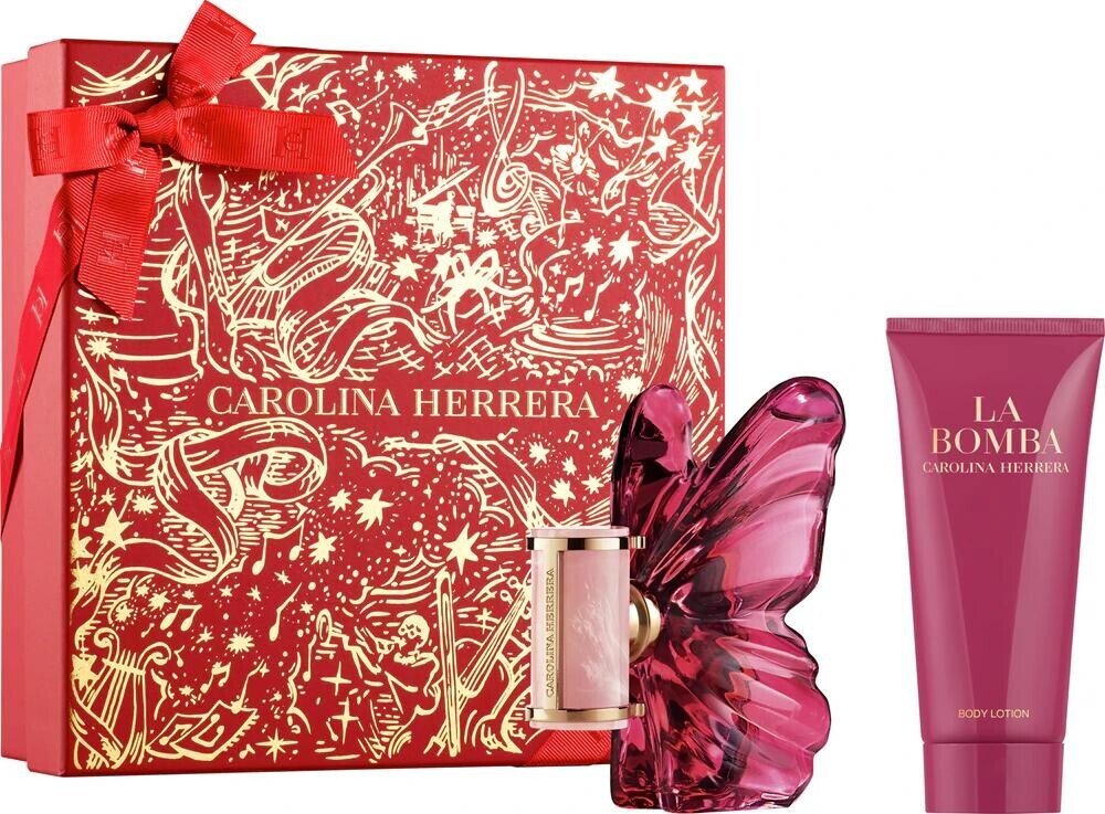 Carolina Herrera La Bomba dárková sada pro ženy parfémová voda 50 ml + tělové mléko 100 ml