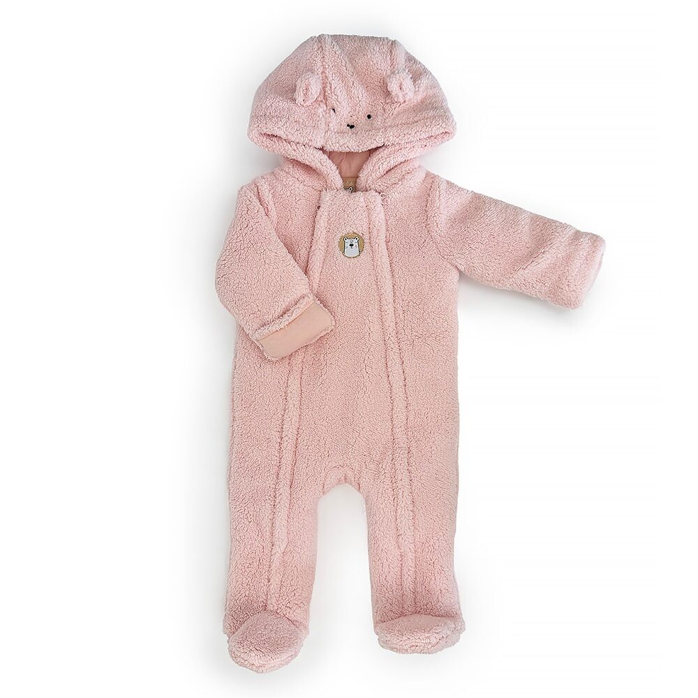 Zimní dívčí kojenecká kombinéza Pidilidi PD1166-03 Pink - 56/62 | 0-3m