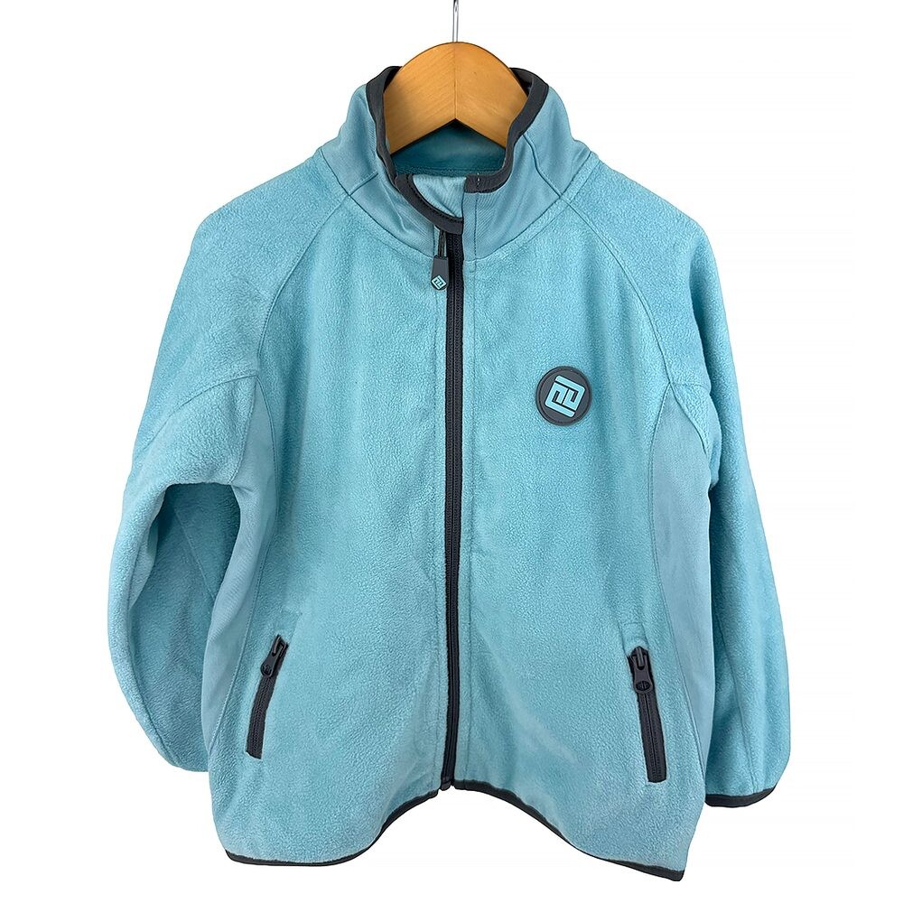 Outdoorová fleezová mikina na zip Pidilidi PD1171-15 Turquoise - S