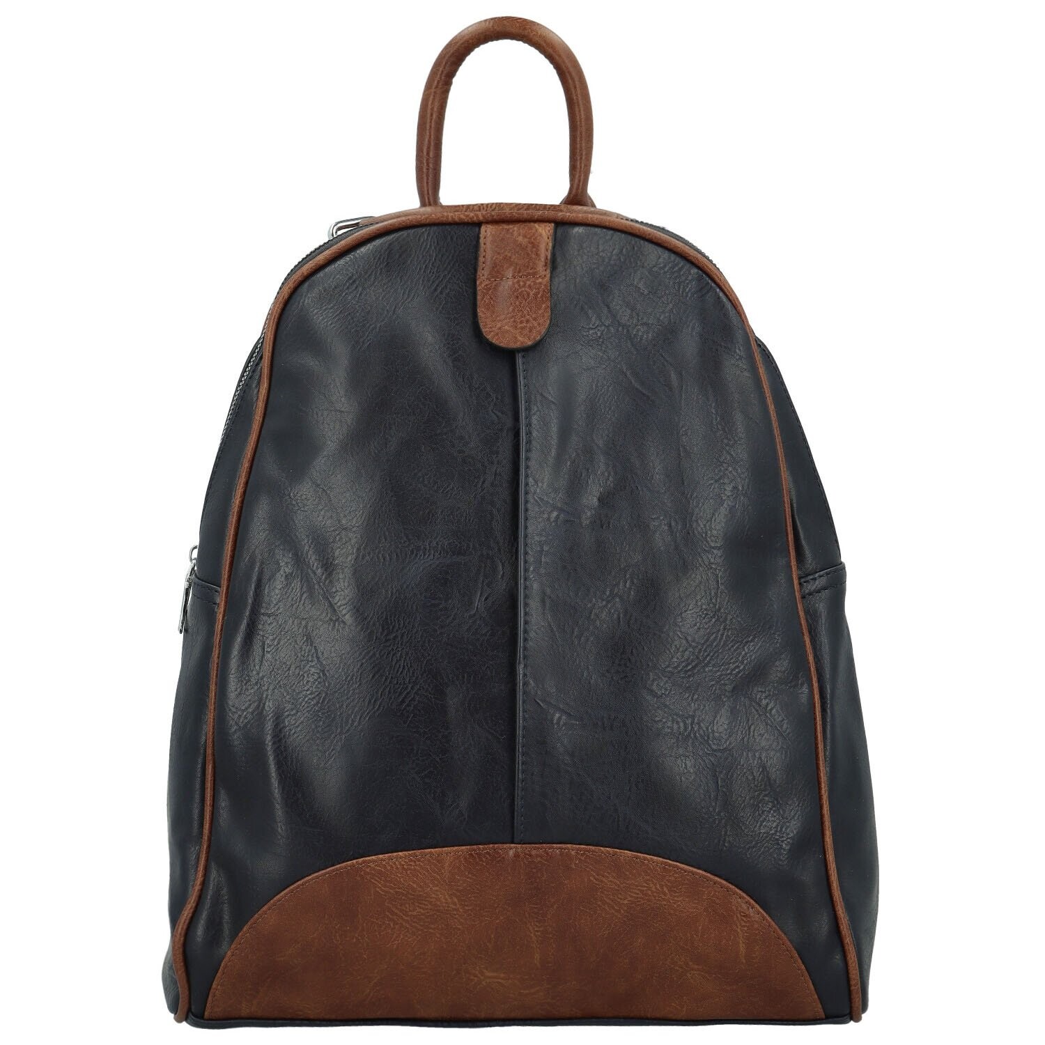 Trendy dámský koženkový kabelko-batůžek Eligio, tmavě modrý