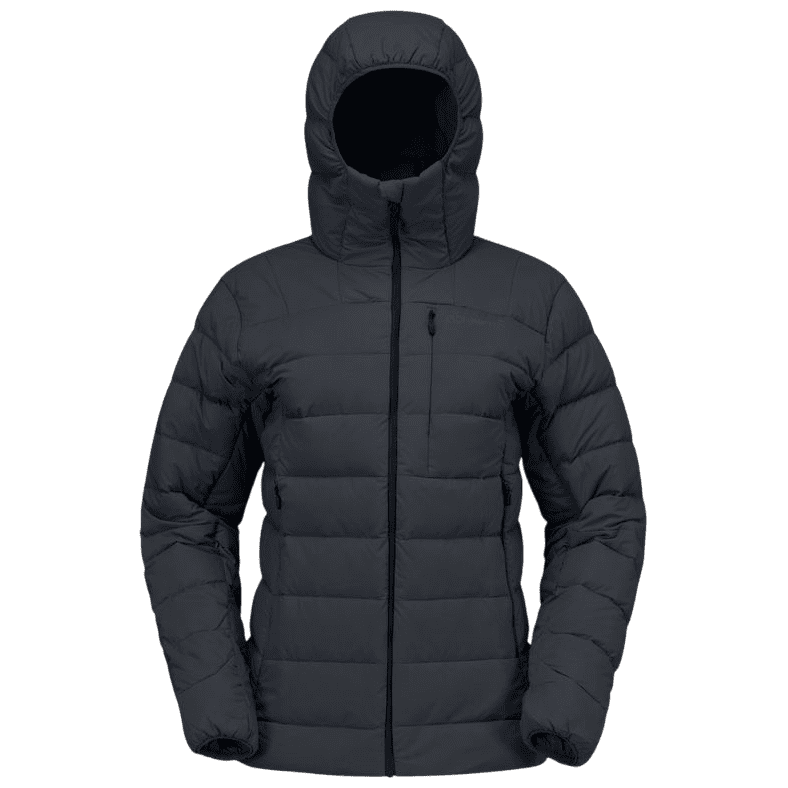 Dámská péřová bunda Norrona femund down700 Zip Hood Velikost: M / Barva: černá