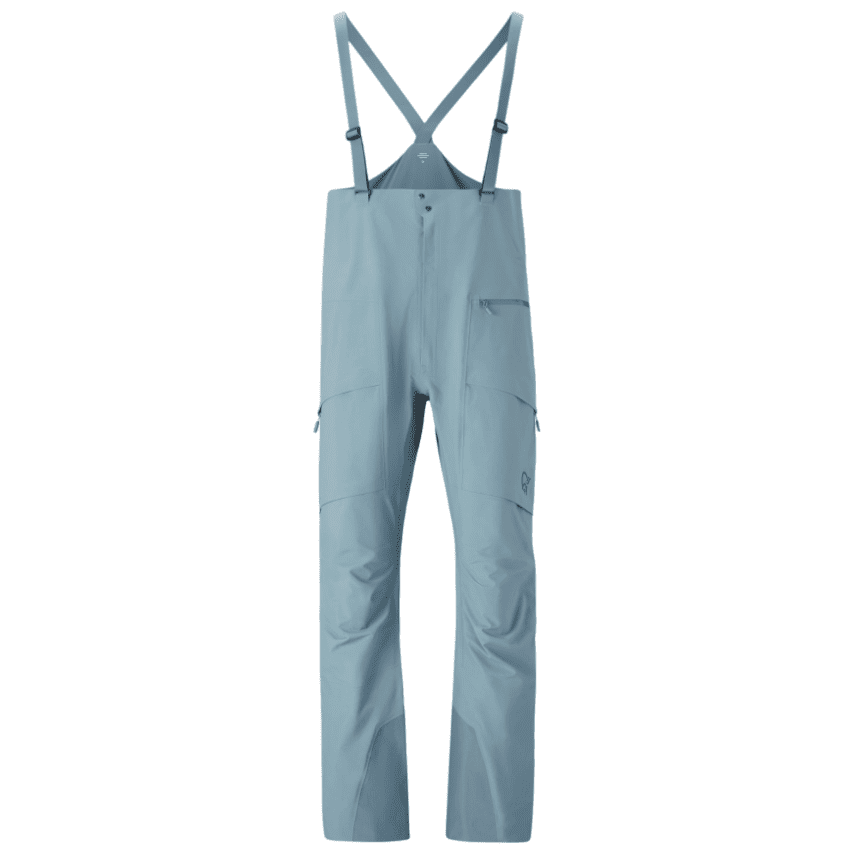 Pánské lyžařské kalhoty Norrona møre Gore-Tex Salopette Velikost: L / Barva: modrá