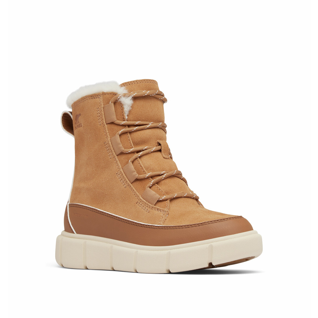 Dětské zimní boty Sorel Youth Sorel Explorer™ Iii Lace Wp Velikost bot (EU): 32 / Barva: hnědá