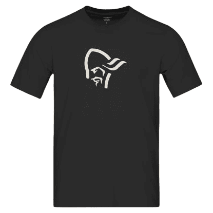 Pánské tričko Norrona /29 Cotton Viking T-shirt Velikost: L / Barva: černá