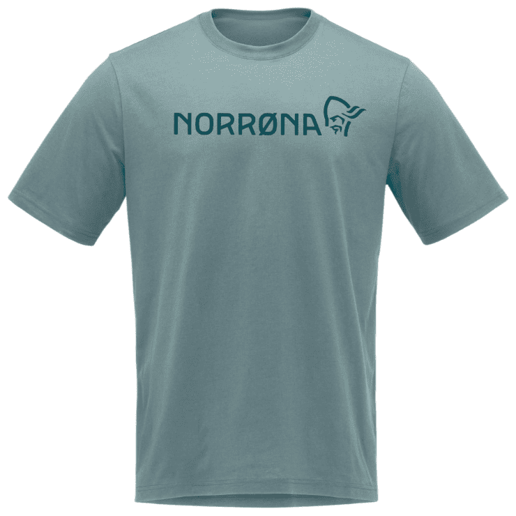Pánské tričko Norrona /29 Cotton Norrøna Viking T-shirt Velikost: L / Barva: světle modrá