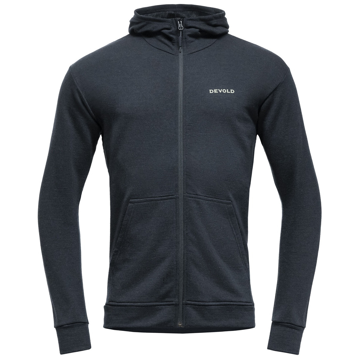 Pánská funkční mikina Devold Everyday Zip Hoodie Man Velikost: M / Barva: černá