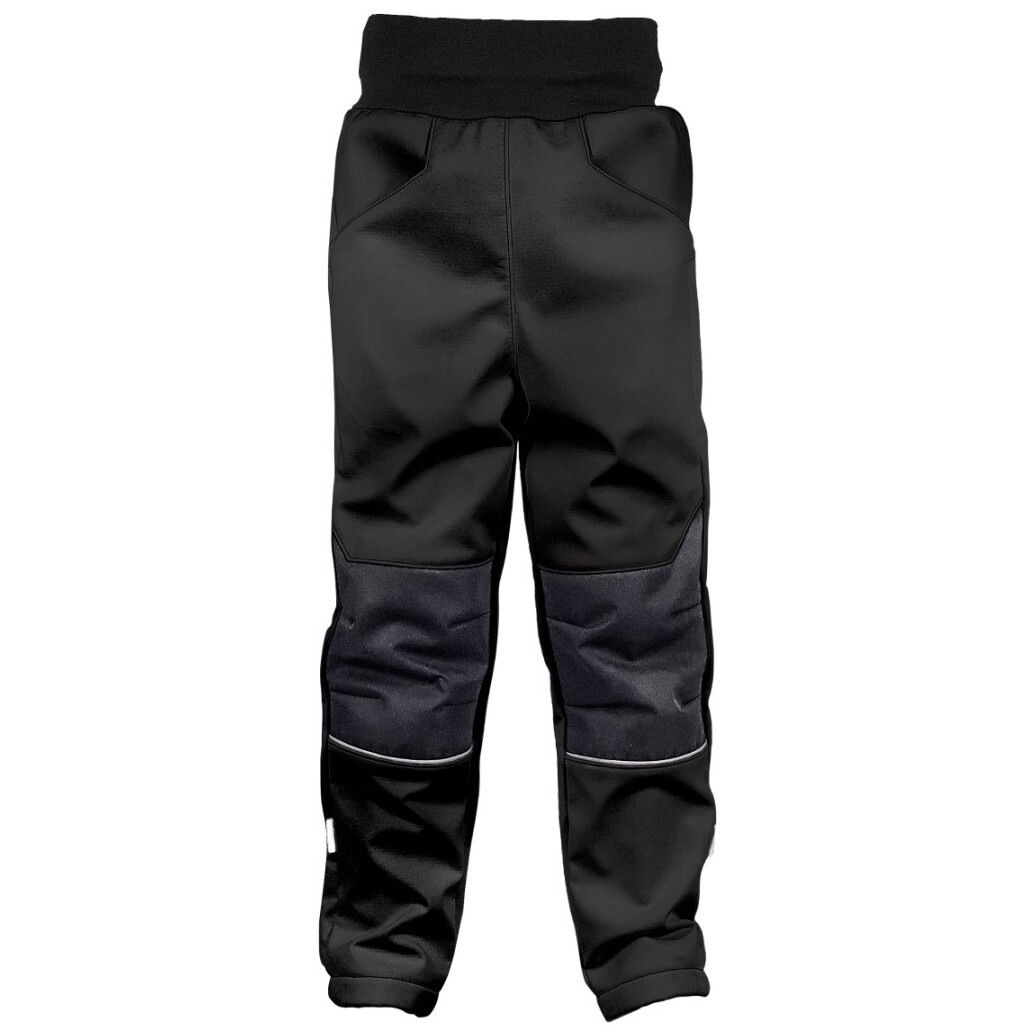 Dětské softshellové kalhoty WAMU Černá Dětská velikost: 104-110 / Barva: černá