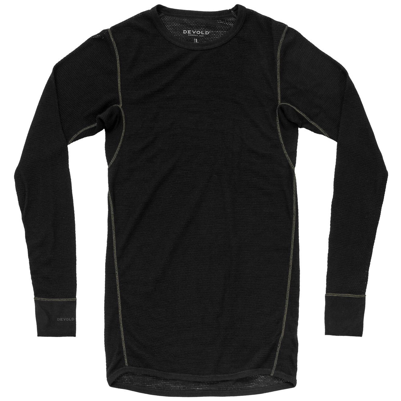 Dámské funkční triko Devold Wool Mesh 190 Shirt Wmn Velikost: L / Barva: tmavě modrá/bílá