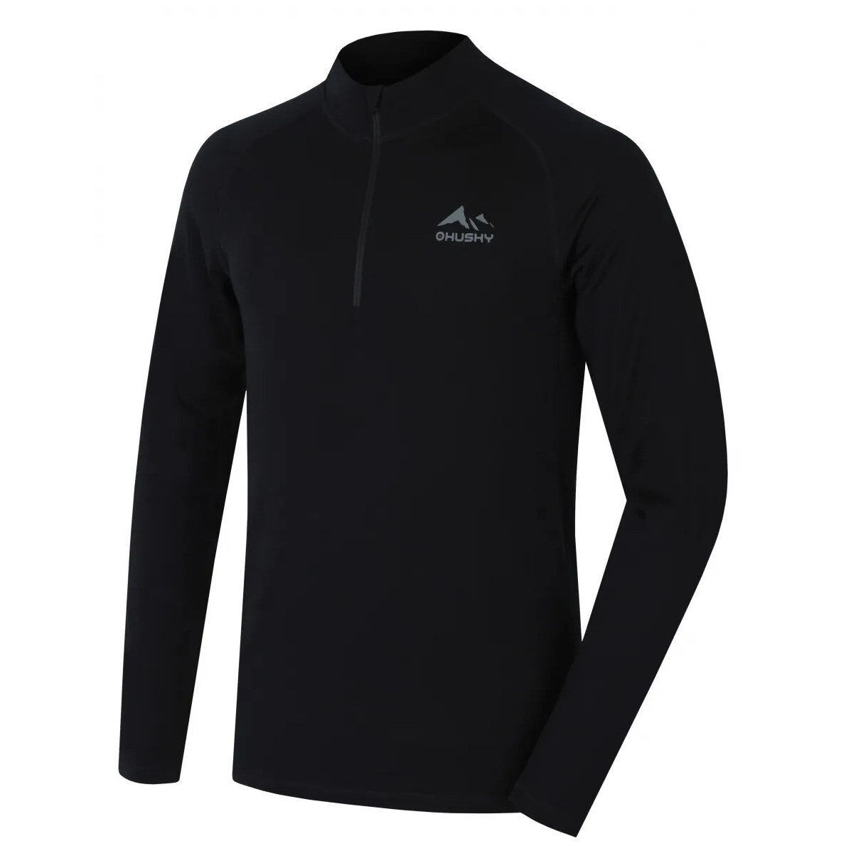 Pánské funkční triko Husky Merow Zip M Velikost: L / Barva: černá