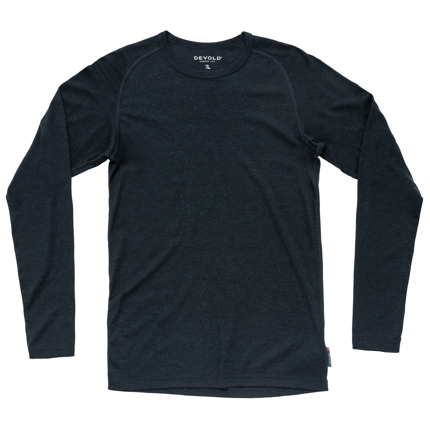 Pánské funkční triko Devold Lauparen Merino 190 Base Shirt Man Velikost: L / Barva: tmavě modrá