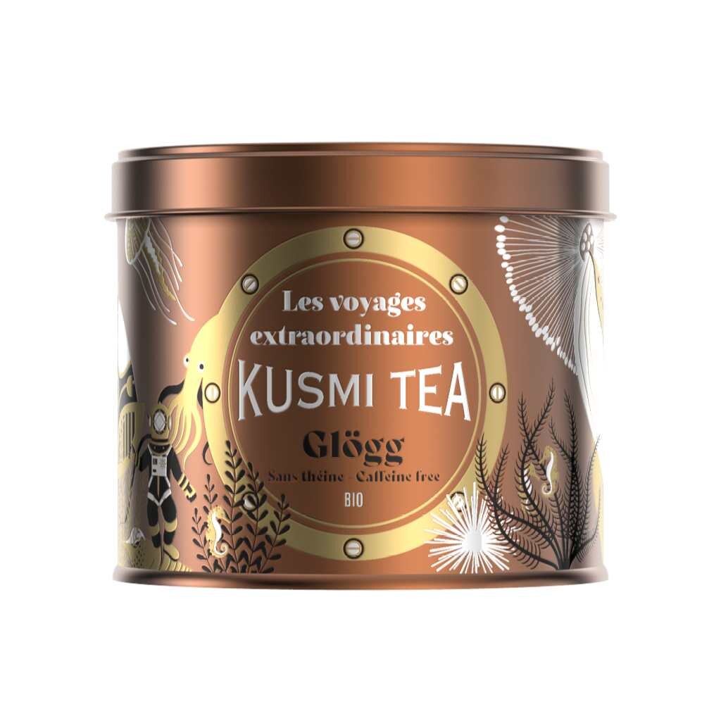 Ovocný čaj GLOGG 2025, 125 g plechovka, Kusmi Tea