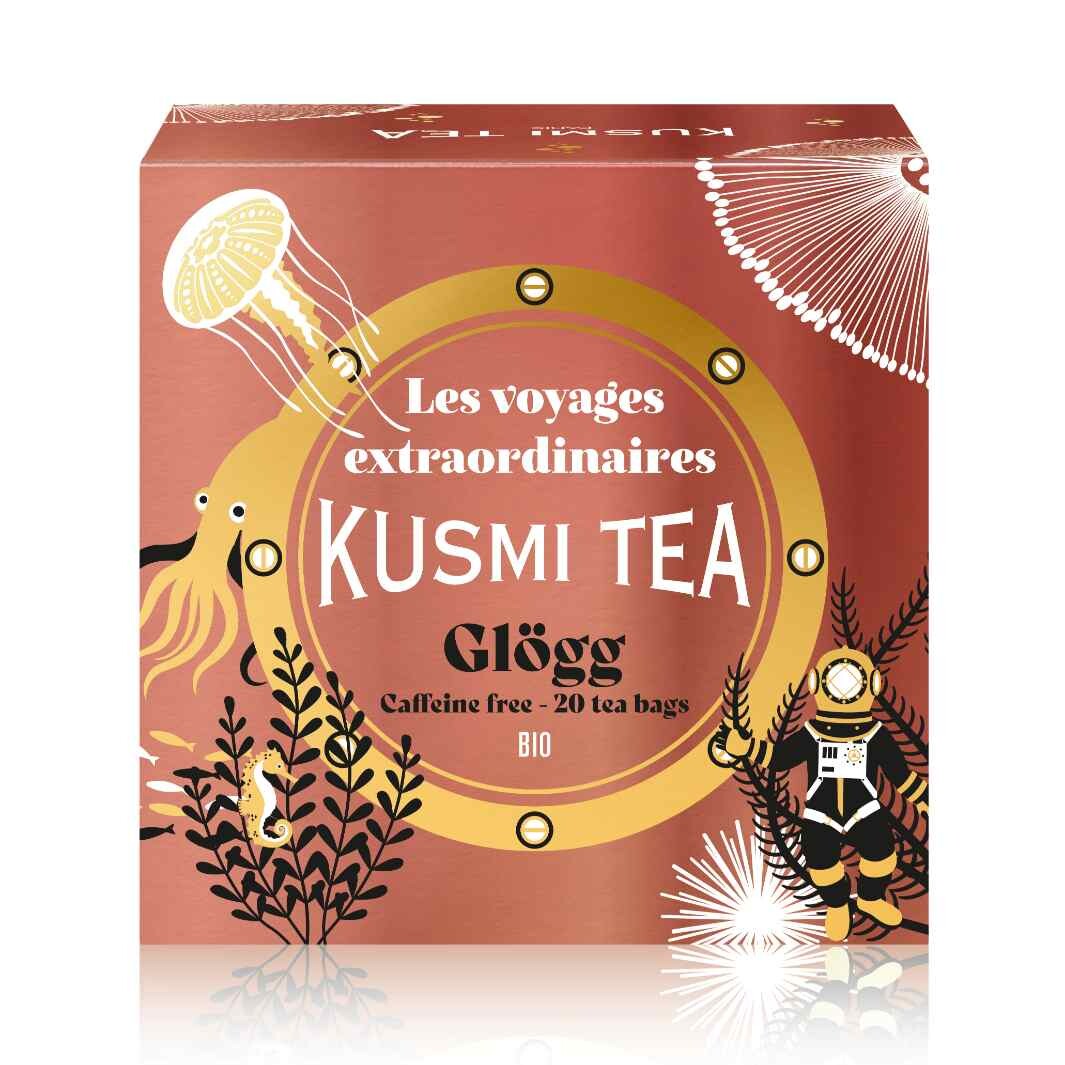Ovocný čaj GLOGG 2025, 20 mušelínových sáčků, Kusmi Tea
