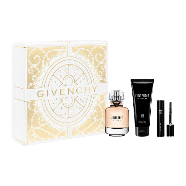 Givenchy L'INTERDIT dárková sada (EDP 50 ml + tělové mléko 75 ml + řasenka) dámská