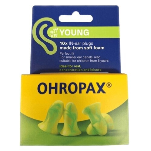 Ohropax Chránič sluchu YOUNG 10ks