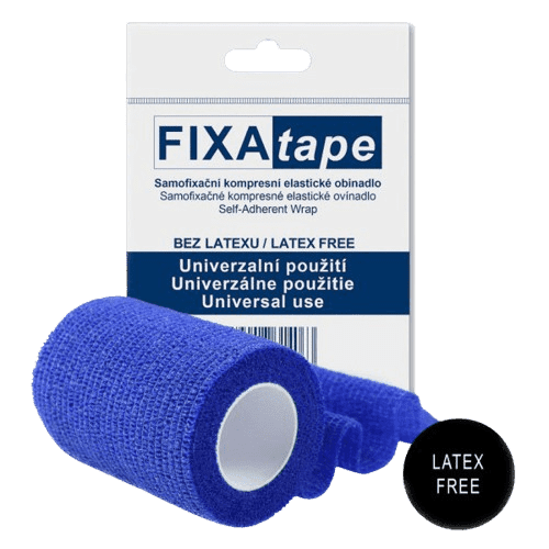 FIXAtape STRETCH samofixační obinadlo 7.5cmx450cm modré