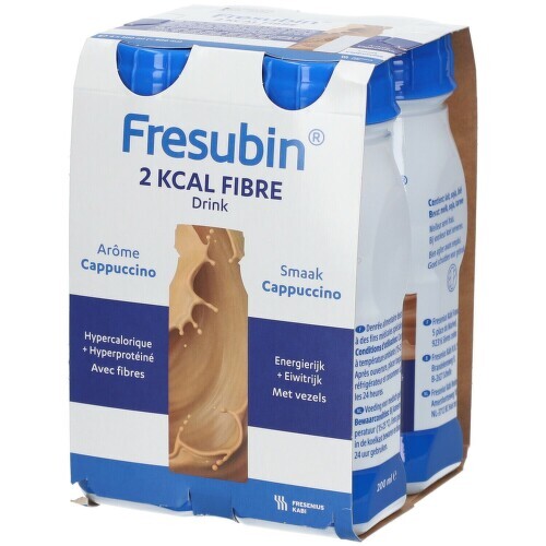 Fresubin 2 kcal Fibre Drink por.sol. Cappuccino 4× 200 ml