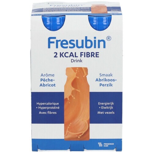 Fresubin 2 kcal Fibre Drink por.sol. Meruňka-Broskev 4× 200 ml